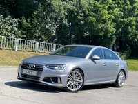 USED 2019 69 AUDI A4 2.0 TFSI 40 S line Saloon 4dr Petrol S Tronic Euro 6 (s/s) (190 ps) SAT NAV + PARKING SENSORS