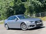 USED 2019 69 AUDI A4 2.0 TFSI 40 S line Saloon 4dr Petrol S Tronic Euro 6 (s/s) (190 ps) SAT NAV + PARKING SENSORS