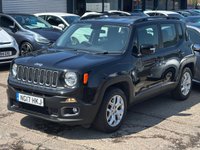 USED 2017 17 JEEP RENEGADE 1.6 E-TorQ Longitude SUV 5dr Petrol Manual Euro 6 (s/s) (110 ps) LOW MILES + SAT NAV + SENSORS + HYBRID + FSH + CRUISE + AC