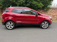 USED 2018 68 FORD ECOSPORT 1.5 EcoBlue Titanium SUV 5dr Diesel Manual Euro 6 (s/s) (100 ps) 3 OWNERS, FULL SERVICE HISTORY,  8 SERVICES, 1YR MOT, NAV, HEATED LEATHER, ALLOYS, CLIMATE, CRUISE,  BLUETOOTH, SUNROOF, DAB  RADIO CD, E/WINDOWS, R/LOCKING, FREE WARRANTY, FINANCE AVAILABLE, HPI CLEAR, PART EXCHANGE WELCOME,
