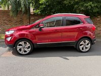 USED 2018 68 FORD ECOSPORT 1.5 EcoBlue Titanium SUV 5dr Diesel Manual Euro 6 (s/s) (100 ps) 3 OWNERS, FULL SERVICE HISTORY,  8 SERVICES, 1YR MOT, NAV, HEATED LEATHER, ALLOYS, CLIMATE, CRUISE,  BLUETOOTH, SUNROOF, DAB  RADIO CD, E/WINDOWS, R/LOCKING, FREE WARRANTY, FINANCE AVAILABLE, HPI CLEAR, PART EXCHANGE WELCOME,