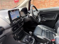 USED 2018 68 FORD ECOSPORT 1.5 EcoBlue Titanium SUV 5dr Diesel Manual Euro 6 (s/s) (100 ps) 3 OWNERS, FULL SERVICE HISTORY,  8 SERVICES, 1YR MOT, NAV, HEATED LEATHER, ALLOYS, CLIMATE, CRUISE,  BLUETOOTH, SUNROOF, DAB  RADIO CD, E/WINDOWS, R/LOCKING, FREE WARRANTY, FINANCE AVAILABLE, HPI CLEAR, PART EXCHANGE WELCOME,
