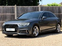 USED 2018 18 AUDI A4 1.4 A4 S Line TFSI Semi-Auto 4dr Long MOT Sat Nav Parking Senso
