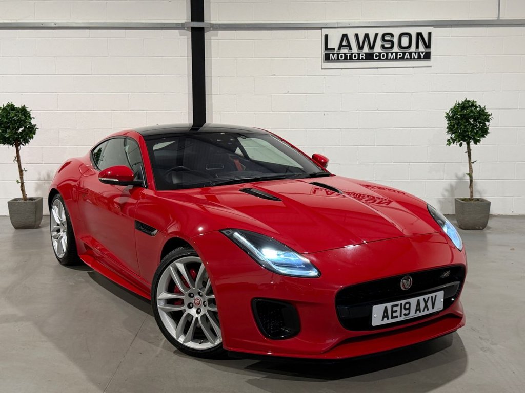 USED 2019 19 JAGUAR F-TYPE 2.0i Chequered Flag Coupe 2dr Petrol Auto Euro 6 (s/s) (300 ps) 
