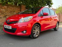 2014 TOYOTA YARIS 1.33 Dual VVT-i Icon Plus Hatchback 5dr Petrol Multidrive S Euro 5 (99 ps) &pound;7250.00