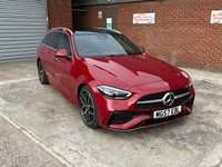 USED 2025 57 MERCEDES-BENZ C CLASS 2.0 C300h MHEV AMG Line (Premium) Estate 5dr Petrol Hybrid G-Tronic+ Euro 6 (s/s) (278 ps) New Mercedes Service Included