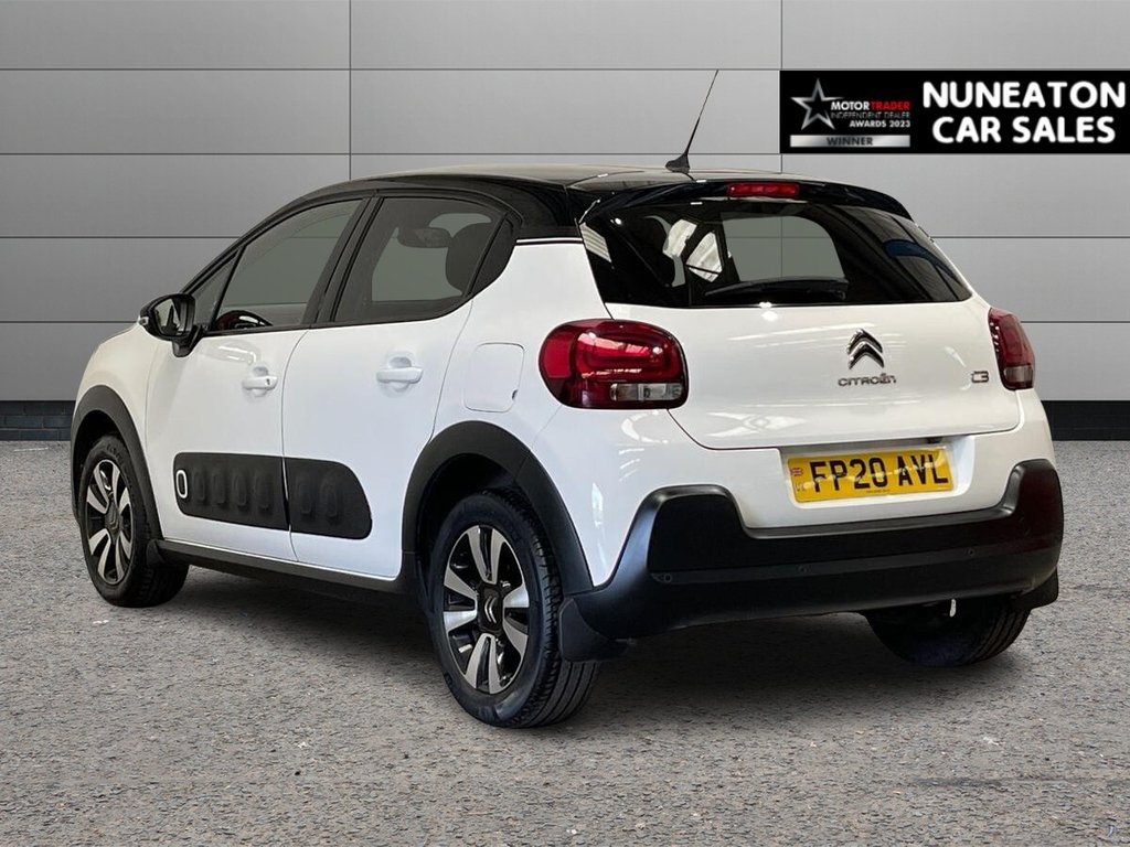 USED 2020 20 CITROEN C3 1.2 PureTech Flair Plus Hatchback 5dr Petrol Manual Euro 6 (s/s) (83 ps) 