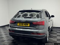 USED 2018 18 AUDI Q3 1.4 TFSI CoD S line Edition SUV 5dr Petrol S Tronic Euro 6 (s/s) (150 ps) Sat Nav / DAB Radio / Bluetooth / Cruise Control / Privacy Glass / Xenon Lights / Isofix
