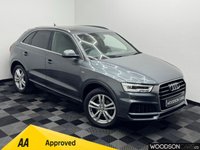 USED 2018 18 AUDI Q3 1.4 TFSI CoD S line Edition SUV 5dr Petrol S Tronic Euro 6 (s/s) (150 ps) Sat Nav / DAB Radio / Bluetooth / Cruise Control / Privacy Glass / Xenon Lights / Isofix