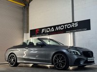 USED 2019 19 MERCEDES-BENZ C CLASS 2.0 C220d AMG Line (Premium) Cabriolet 2dr Diesel G-Tronic+ Euro 6 (s/s) (194 ps) DIGITAL DASH+APPLE CAR PLAY
