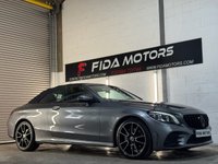 USED 2019 19 MERCEDES-BENZ C CLASS 2.0 C220d AMG Line (Premium) Cabriolet 2dr Diesel G-Tronic+ Euro 6 (s/s) (194 ps) DIGITAL DASH+APPLE CAR PLAY