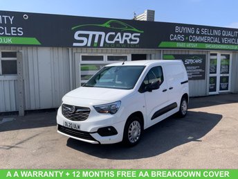 2020 VAUXHALL COMBO 1.5 Turbo D 2000 Sportive Panel Van 4dr Diesel Manual L1 H1 Euro 6 (s/s) (100 ps) &pound;8000.00