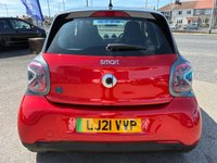USED 2021 21 SMART FORFOUR 17.6kWh Prime Exclusive Hatchback 5dr Electric Auto (22kW Charger) (82 ps) 2 OWNERS FROM NEW* 4 STAMP SERVICE HISTORY* AUTOMATIC* FULL EV* SPLIT PANORAMIC ROOF* PARKING SENSORS* REVERSING CAMERA* ECO MODE* CRUISE CONTROL*  AIR CON* BLUETOOTH PHONE AND AUDIO* DAB