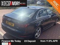 USED 2017 17 AUDI A4 1.4 TFSI S line Saloon 4dr Petrol Manual Euro 6 (s/s) (150 ps) 2 PREVIOUS KEEPERS, 2 KEYS, BOOK PACK & FULL SERVICE HISTORY