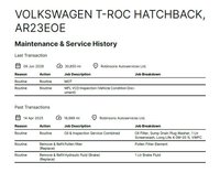 USED 2023 23 VOLKSWAGEN T-ROC 1.0 TSI Life SUV 5dr Petrol Manual Euro 6 (s/s) (110 ps) 1 OWNER FULL DEALER SERVICE HISTORY