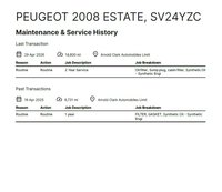 USED 2024 24 PEUGEOT 2008 1.2 PureTech GT SUV 5dr Petrol EAT Euro 6 (s/s) (130 ps) 1 OWNER FULL DEALER SERVICE HISTORY