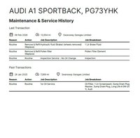 USED 2023 73 AUDI A1 1.0 TFSI 25 S line Sportback 5dr Petrol Manual Euro 6 (s/s) (95 ps) 1 OWNER FULL DEALER SERVICE HISTORY