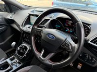 USED 2018 67 FORD KUGA 2.0 TDCi ST-Line X SUV 5dr Diesel Manual AWD Euro 6 (s/s) (180 ps) OPENABLE PANARAMIC SUNROOF