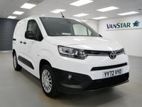 USED 2023 72 TOYOTA PROACE CITY 1.5 BLUEHDI 100 BHP L1 SWB ICON EDITION 6 DOOR 2023 YEAR | 3 SEATS | CARPLAY | 6 DOORS !