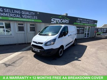 2017 FORD TRANSIT CUSTOM 2.0 TDCi 290 Panel Van 5dr Diesel Manual L1 H1 (157 g/km, 104 bhp) &pound;10000.00