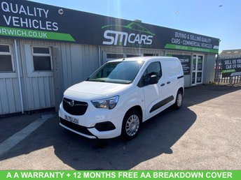 2020 VAUXHALL COMBO 1.6 Turbo D 2300 Sportive Panel Van 4dr Diesel Manual L1 H1 Euro 6 (s/s) (100 ps) &pound;8000.00