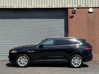 USED 2019 19 JAGUAR F-PACE 2.0 D180 Portfolio SUV 5dr Diesel Auto AWD Euro 6 (s/s) (180 ps) BLACK+CLEANEXAMPLE+LOADED