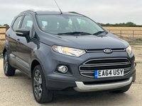USED 2014 64 FORD ECOSPORT 1.5 TDCi Titanium 2WD Euro 5 5dr Â£35 Road Tax/Leather Seats/VGC