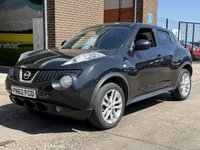 USED 2012 62 NISSAN JUKE 1.6 Acenta Premium SUV 5 Door Petrol Manual Black REVERSE CAM+CRUISE+USB+AUX