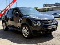 USED 2012 62 NISSAN JUKE 1.6 Acenta Premium SUV 5 Door Petrol Manual Black REVERSE CAM+CRUISE+USB+AUX