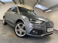 USED 2014 14 AUDI Q3 2.0 TDI S line Plus SUV 5dr Diesel S Tronic quattro Euro 5 (s/s) (177 ps) 4WD, HEATED LEATHER, NAV !