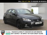 USED 2021 21 LEXUS CT 1.8 200h Hatchback 5dr Petrol Hybrid E-CVT Euro 6 (s/s) (136 ps) HISTORY+SAT NAV+REAR CAM