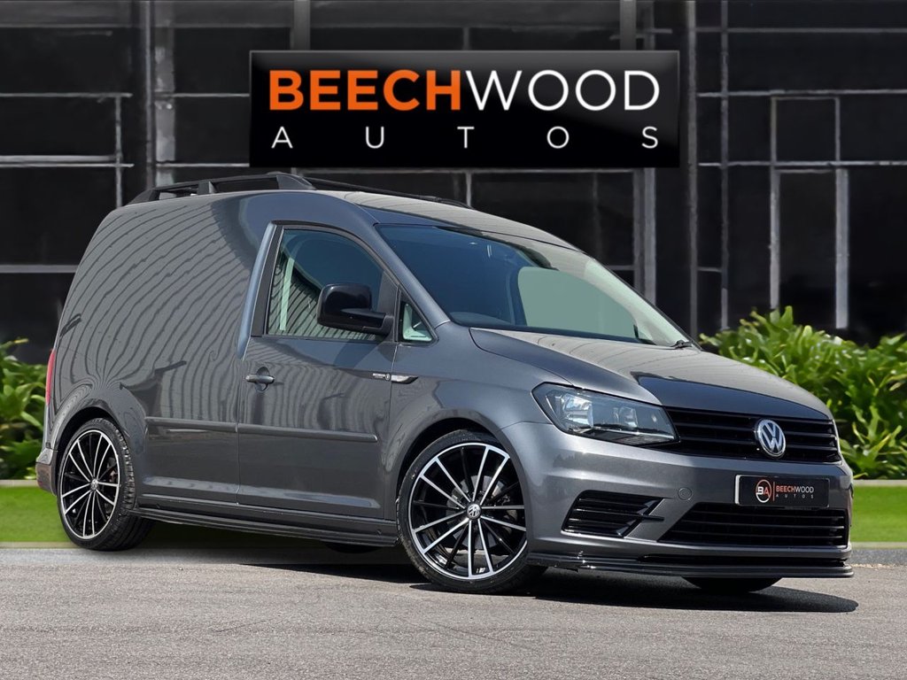 USED 2018 68 VOLKSWAGEN CADDY 2.0 TDI C20 BlueMotion Tech Trendline Panel Van 5dr Diesel Manual SWB Euro 6 (s/s) (102 ps) AIR CON / COILOVERS /19s