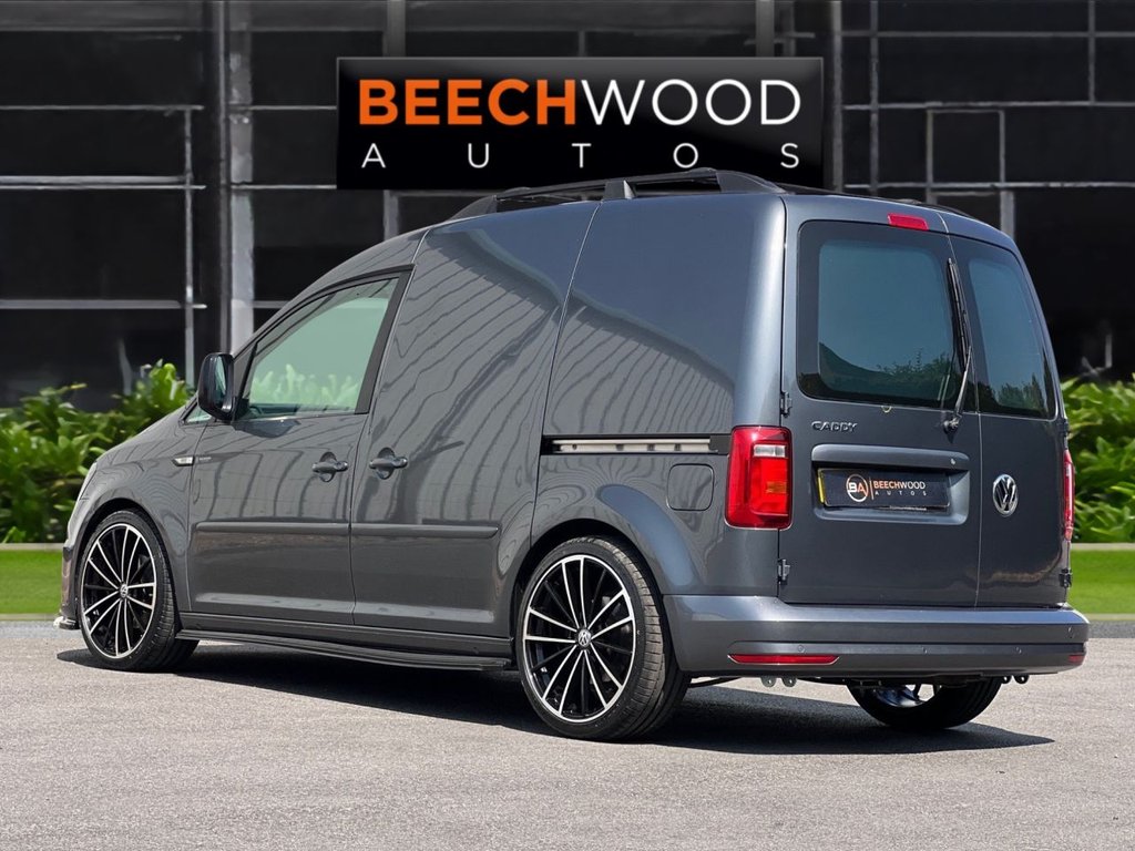 USED 2018 68 VOLKSWAGEN CADDY 2.0 TDI C20 BlueMotion Tech Trendline Panel Van 5dr Diesel Manual SWB Euro 6 (s/s) (102 ps) AIR CON / COILOVERS /19s