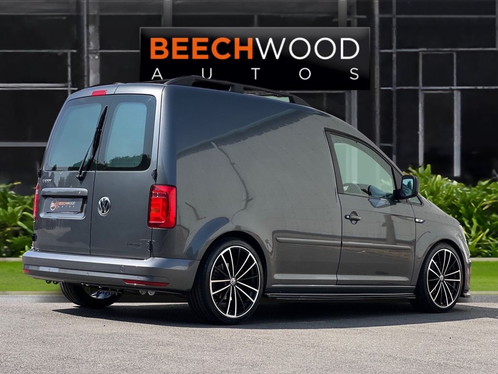 USED 2018 68 VOLKSWAGEN CADDY 2.0 TDI C20 BlueMotion Tech Trendline Panel Van 5dr Diesel Manual SWB Euro 6 (s/s) (102 ps) AIR CON / COILOVERS /19s