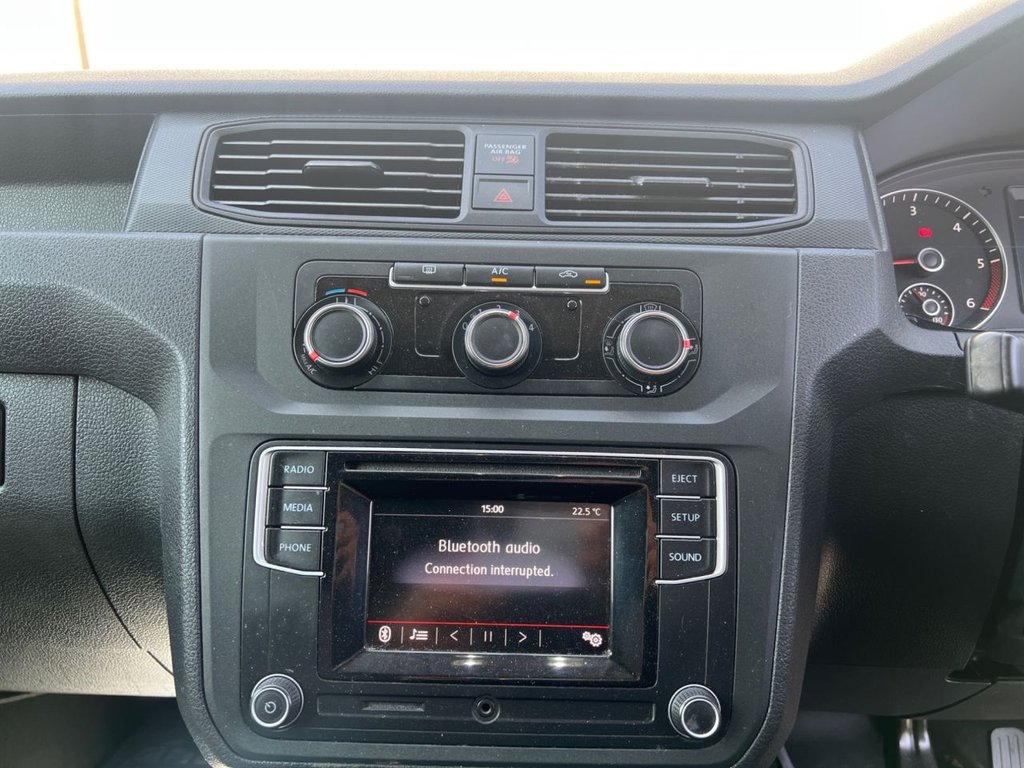 USED 2018 68 VOLKSWAGEN CADDY 2.0 TDI C20 BlueMotion Tech Trendline Panel Van 5dr Diesel Manual SWB Euro 6 (s/s) (102 ps) AIR CON / COILOVERS /19s
