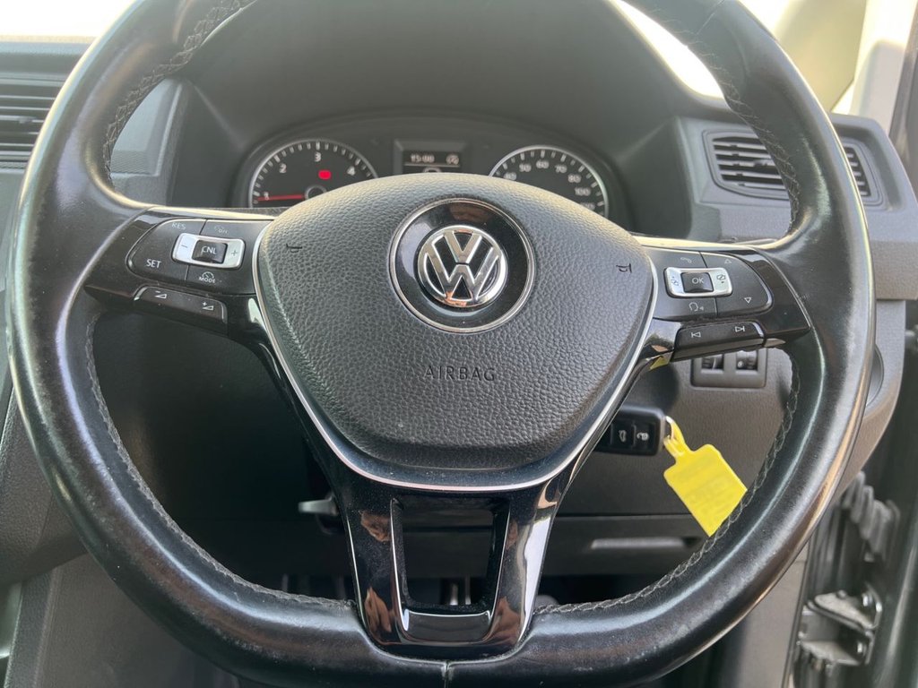 USED 2018 68 VOLKSWAGEN CADDY 2.0 TDI C20 BlueMotion Tech Trendline Panel Van 5dr Diesel Manual SWB Euro 6 (s/s) (102 ps) AIR CON / COILOVERS /19s