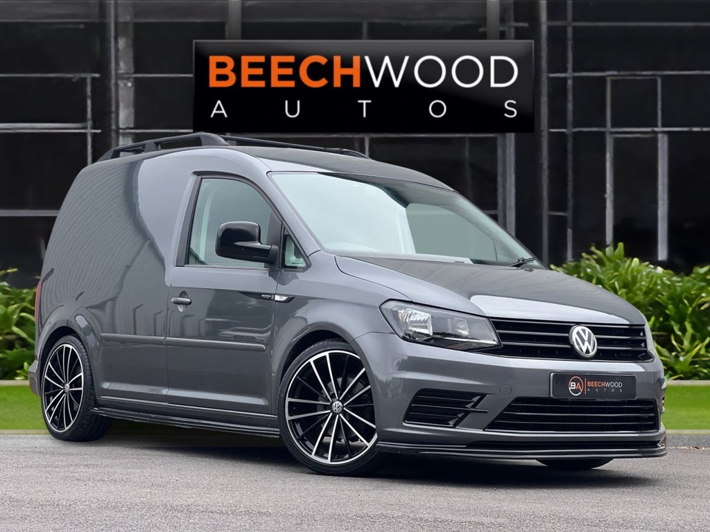 USED 2018 68 VOLKSWAGEN CADDY 2.0 TDI C20 BlueMotion Tech Trendline Panel Van 5dr Diesel Manual SWB Euro 6 (s/s) (102 ps) AIR CON / COILOVERS /19s