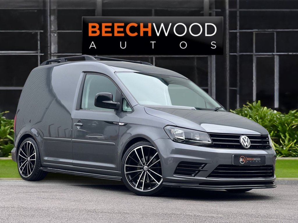 USED 2018 68 VOLKSWAGEN CADDY 2.0 TDI C20 BlueMotion Tech Trendline Panel Van 5dr Diesel Manual SWB Euro 6 (s/s) (102 ps) AIR CON / COILOVERS /19s