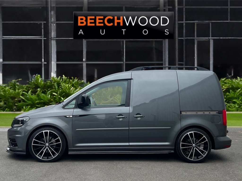 USED 2018 68 VOLKSWAGEN CADDY 2.0 TDI C20 BlueMotion Tech Trendline Panel Van 5dr Diesel Manual SWB Euro 6 (s/s) (102 ps) AIR CON / COILOVERS /19s