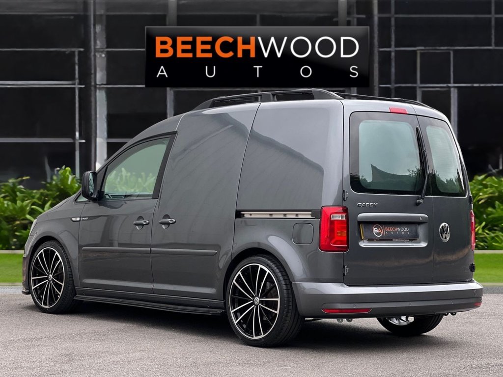 USED 2018 68 VOLKSWAGEN CADDY 2.0 TDI C20 BlueMotion Tech Trendline Panel Van 5dr Diesel Manual SWB Euro 6 (s/s) (102 ps) AIR CON / COILOVERS /19s
