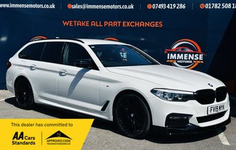 2019 BMW 5 SERIES 3.0 530d M Sport Touring 5dr Diesel Auto Euro 6 (s/s) (265 ps) &pound;14495.00