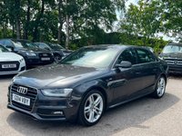 USED 2014 14 AUDI A4 2.0 TDI S line Saloon 4dr Diesel Multitronic Euro 5 (s/s) (150 ps) 