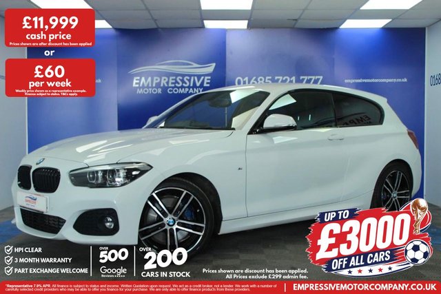 View our BMW 1 Series 2.0 118d M Sport Shadow Edition Hatchback 3dr Diesel Manual Euro 6 (s/s) (150 ps)