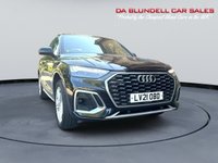 USED 2021 21 AUDI Q5 2.0 TFSI 45 S line Sportback 5dr Petrol S Tronic quattro Euro 6 (s/s) (265 ps) C/S PACK+360CAM+B/O AUDIO+FSH