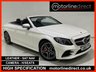 USED 2019 19 MERCEDES-BENZ C CLASS 2.0 C300d AMG Line (Premium) Cabriolet 2dr Diesel G-Tronic+ Euro 6 (s/s) (245 ps) RED ROOF-SATNAV-AC-LEATHER