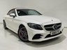 USED 2019 19 MERCEDES-BENZ C CLASS 2.0 C300d AMG Line (Premium) Cabriolet 2dr Diesel G-Tronic+ Euro 6 (s/s) (245 ps) RED ROOF-SATNAV-AC-LEATHER