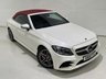 USED 2019 19 MERCEDES-BENZ C CLASS 2.0 C300d AMG Line (Premium) Cabriolet 2dr Diesel G-Tronic+ Euro 6 (s/s) (245 ps) RED ROOF-SATNAV-AC-LEATHER