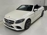 USED 2019 19 MERCEDES-BENZ C CLASS 2.0 C300d AMG Line (Premium) Cabriolet 2dr Diesel G-Tronic+ Euro 6 (s/s) (245 ps) RED ROOF-SATNAV-AC-LEATHER
