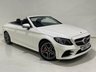 USED 2019 19 MERCEDES-BENZ C CLASS 2.0 C300d AMG Line (Premium) Cabriolet 2dr Diesel G-Tronic+ Euro 6 (s/s) (245 ps) RED ROOF-SATNAV-AC-LEATHER