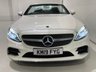USED 2019 19 MERCEDES-BENZ C CLASS 2.0 C300d AMG Line (Premium) Cabriolet 2dr Diesel G-Tronic+ Euro 6 (s/s) (245 ps) RED ROOF-SATNAV-AC-LEATHER